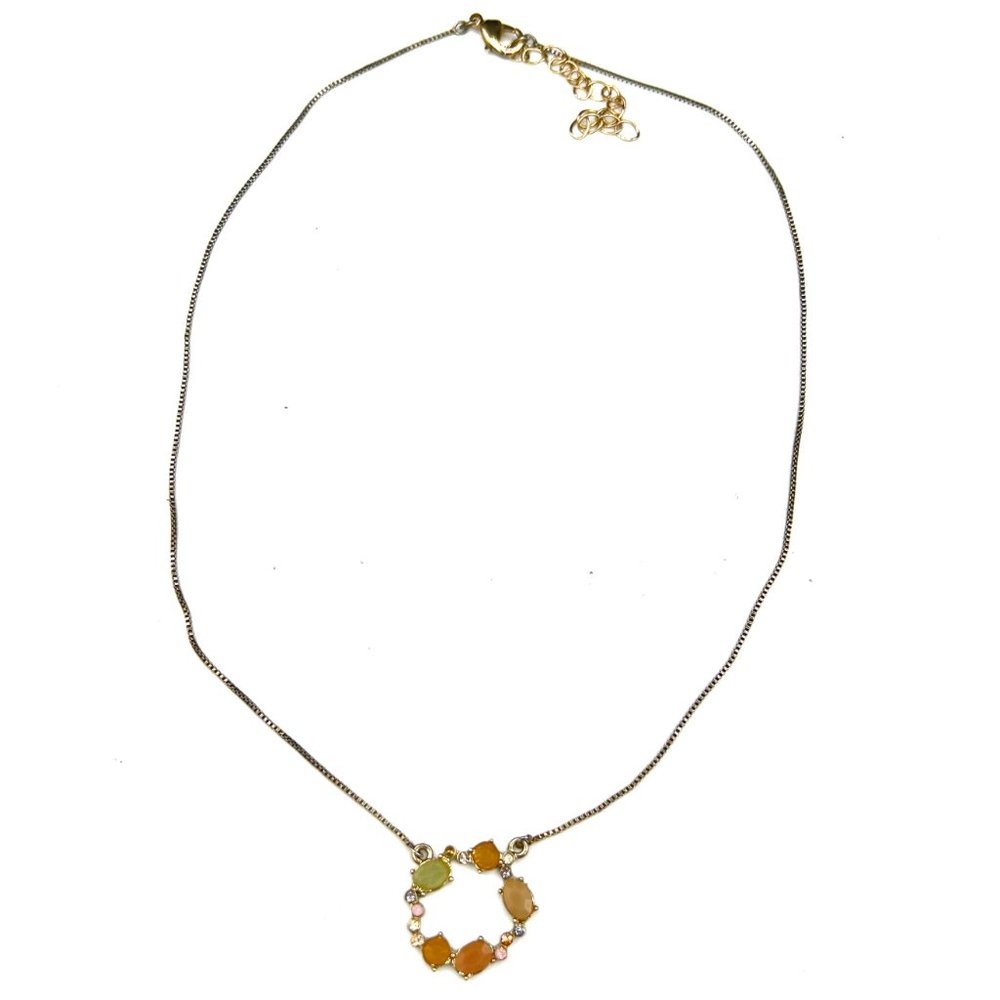 Rhinestone Wreath Necklace - Picture 3 of 3